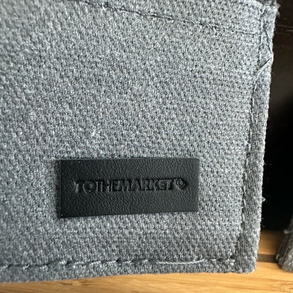 To the Market Classic Slim Wallet canvas cardholder 2 pattern organic cotton NWT - Picture 6 of 11